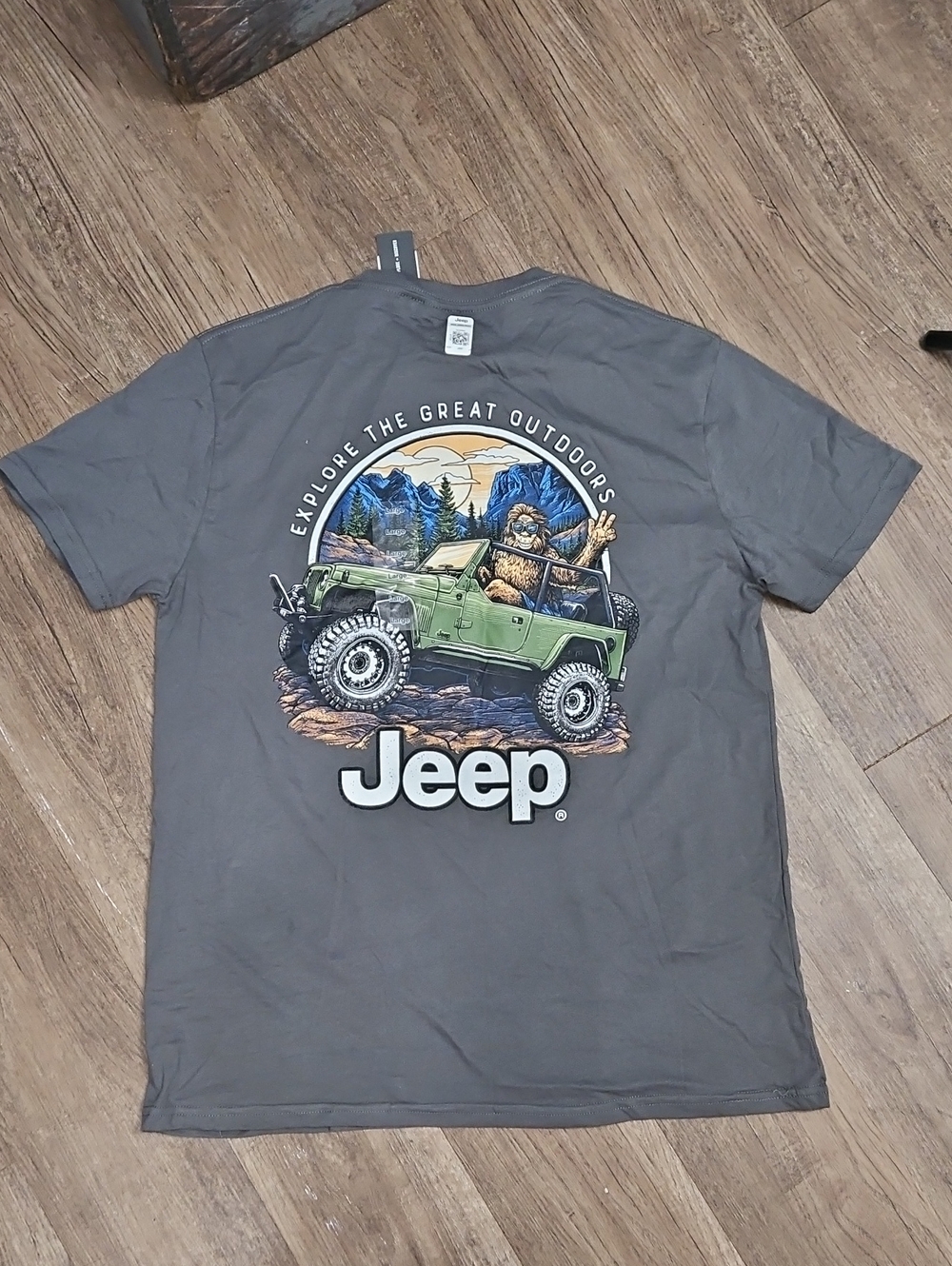 JEDco, Jeep, Bigfoot, Sasquatch, Tshirt, Size Large, Explore The Great Outdoors